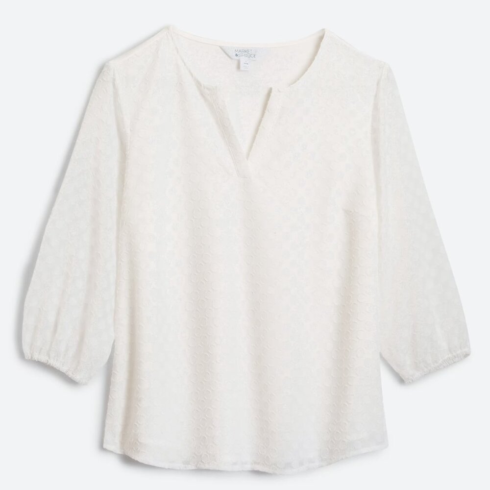 Women's Ezide Split Neck Top
